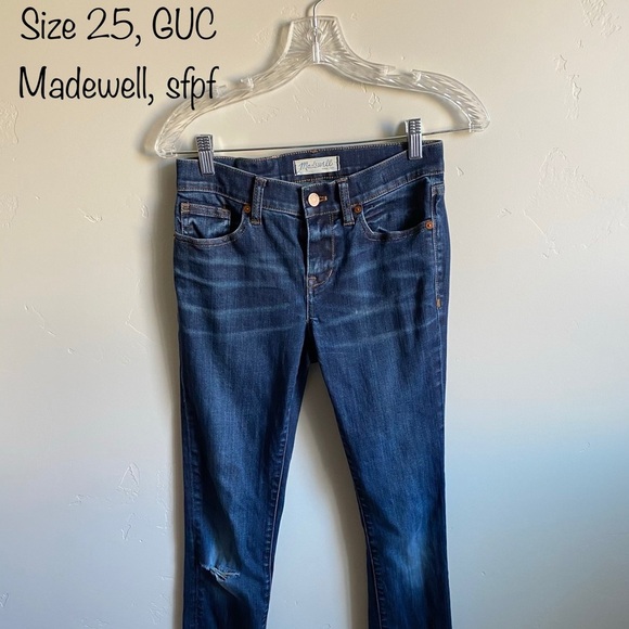 Madewell size 25 distressed jeans - Picture 4 of 4